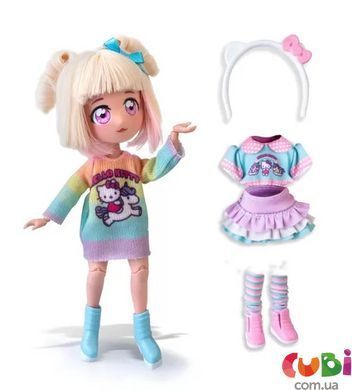 Ігровий набір 4SF MANGA DOLLS серії "Hello Kitty" &ndash; СТИЛЬНА ЦУКЕРОЧКА-ЄДИНОРІГ (з аксес.)