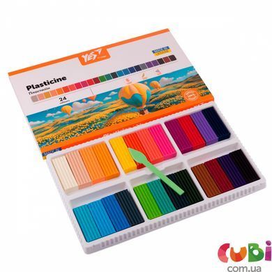 Пластилин Yes, 24 цвета480г "Orange Line" (540692)
