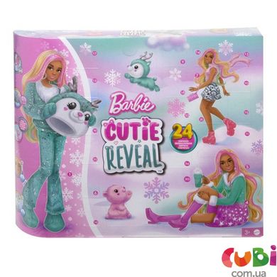 Адвент-календарь Barbie Cutie Reveal, HJX76