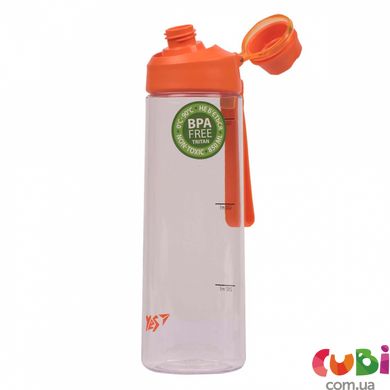 Пляшка для води YES 850мл помаранчева