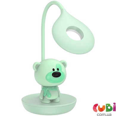 Настольная лампа LED с аккумулятором Bear, зеленый
