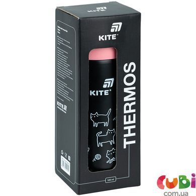 Термос Kite, 500 мл, черный (K25-1222-3)