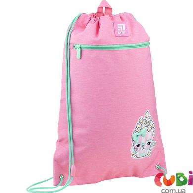 Сумка для обуви с карманом Kite Education Cat Corn K22-601M-17, Розовый