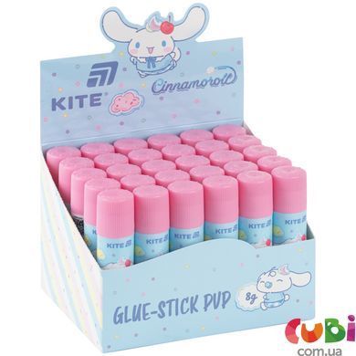 Клей-олівець з індикатором PVP Kite Cinnamoroll (CR26-130), 8 г