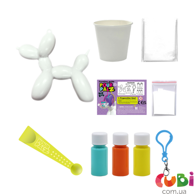 Набір для творчості Флюїд Арт - Брелок Balloon Dog, (GS-G18194) Pour Palz