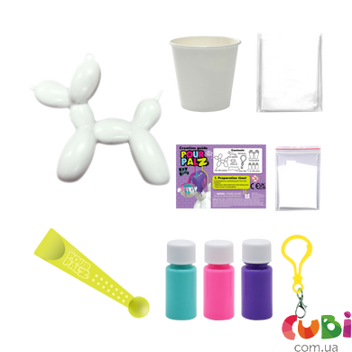 Набір для творчості Флюїд Арт - Брелок Balloon Dog, (GS-G18194) Pour Palz