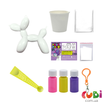 Набір для творчості Флюїд Арт - Брелок Balloon Dog, (GS-G18194) Pour Palz