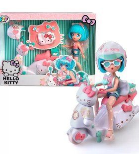 Ігровий набір 4SF MANGA DOLLS серії "Hello Kitty" &ndash; КРАСУНЯ ПІНК НА СКУТЕРІ (з аксес.)