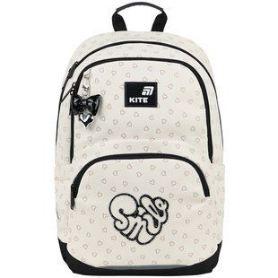 Школьный рюкзак Kite Education Shimmer&Smile (K26-585M-2), Бежевый