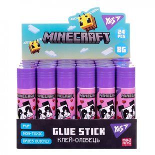 Клей-олівець Yes 8г, PVP "Minecraft.Spring" (320304)