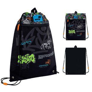 Сумка для взуття Kite 601M Street Style (K26-601M-33), Чорний