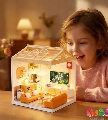 Конструктор-румбокс Mini House серії "Інтер'єр" &ndash; Вітальня (світло) (8006), комбінований