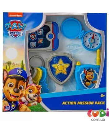 Игровой набор PAW PATROL - СНАРЯЖЕНИЕ СПАСАТЕЛЬНОЙ МИССИИ, комбинированый
