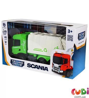 Автомодель серии "Big Truck" &ndash; МУСОРОВОЗ SCANIA (свет, звук)