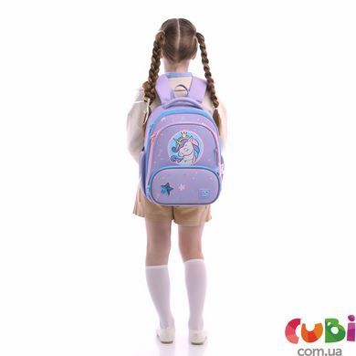 Рюкзак GoPack Education каркасный 597M-3 Fairytale Unicorn, комбинированый