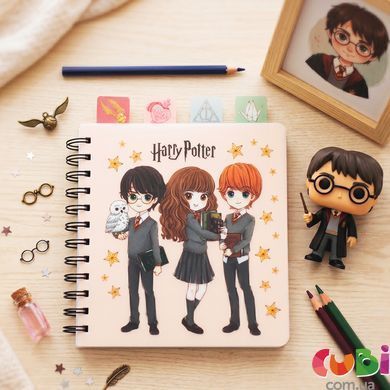 Блокнот з розділювачами на спіралі Harry Potter (HP26-278), 80 аркушів, клітинка, пластикова обкладинка