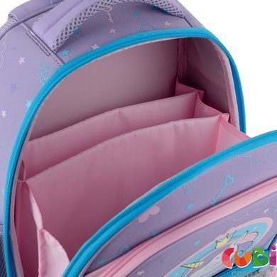 Рюкзак GoPack Education каркасный 597M-3 Fairytale Unicorn, комбинированый