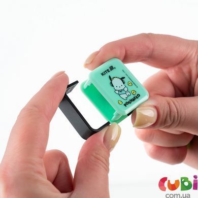 Точилка з контейнером прямокутна Kite Pochacco (PC26-116), салатовий; жовтий