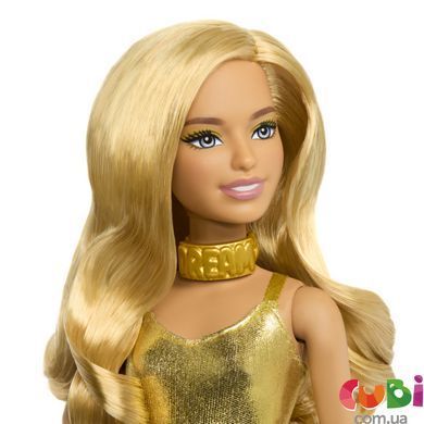 Кукла Barbie "Модница" в золотом комбинезоне (HRH19), комбинированый