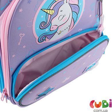 Рюкзак GoPack Education каркасный 597M-3 Fairytale Unicorn, комбинированый
