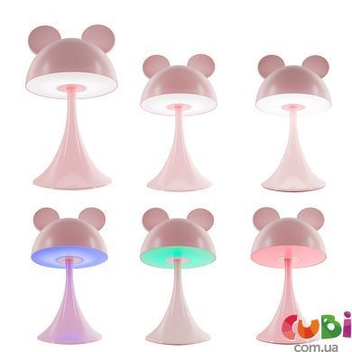 Світильник-нічник LED з акумулятором Kite Simple Mouse K25-317-2-2, рожевий