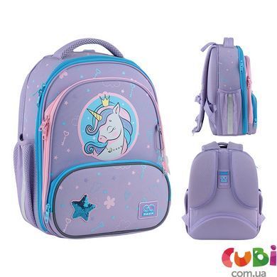 Рюкзак GoPack Education каркасный 597M-3 Fairytale Unicorn, комбинированый