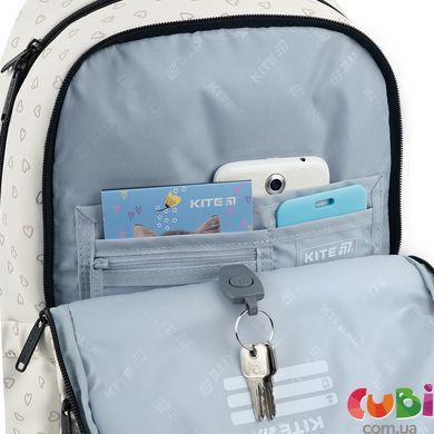Школьный рюкзак Kite Education Shimmer&Smile (K26-585M-2), Бежевый