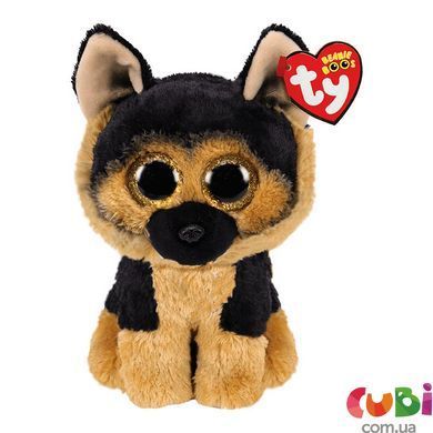 Дитяча мʼяка іграшка TY Beanie Booʼs 36309 Німецька вівчарка GERMAN 15 см