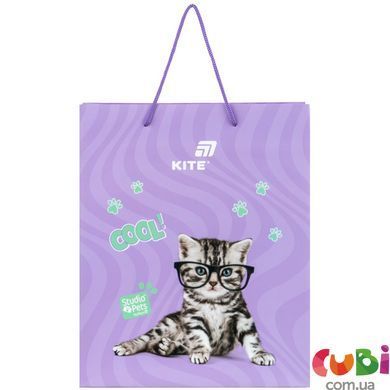 Пакет бумажный подарочный Kite Studio Pets (SP26-266), 26х32 см