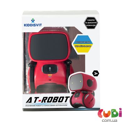 Интерактивный робот с голосовым управлением – AT-ROBOT (красный, озвуч.укр.), Красный