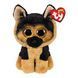 Дитяча мʼяка іграшка TY Beanie Booʼs 36309 Німецька вівчарка GERMAN 15 см
