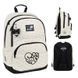 Школьный рюкзак Kite Education Shimmer&Smile (K26-585M-2), Бежевый