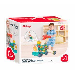 Іграшка Bibi-inn Ходунки-Потяг 3 в 1 з паром та звуковими ефектами (6062)