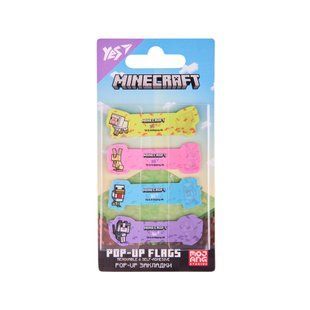 Закладки Pop-up Yes Minecraft.Spring пластик 80 шт