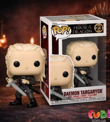 Ігрова фігурка Funko Pop! серії &laquo;Дім Дракона&raquo; S4 &ndash; Деймон Таргарієн з мечем (83464), комбінований