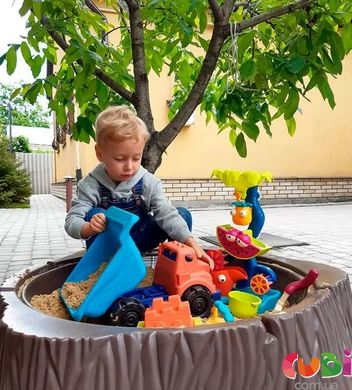 Набір для гри з піском і водою - ТРОПІЧНИЙ ВОДОСПАД (млинок для гри у ванні, в басейні, на пляжі)