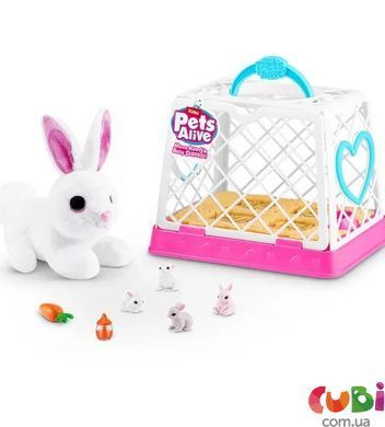 Интерактивный игровой набор PETS ALIVE серии "Mama & Baby Surprise" S1 &ndash; МАМА КРОЛЬЧИХА С СЮРПРИЗОМ, комбинированый