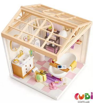 Конструктор-румбокс Mini House серії "Інтер'єр" &ndash; Ванна кімната (світло) (8009), комбінований