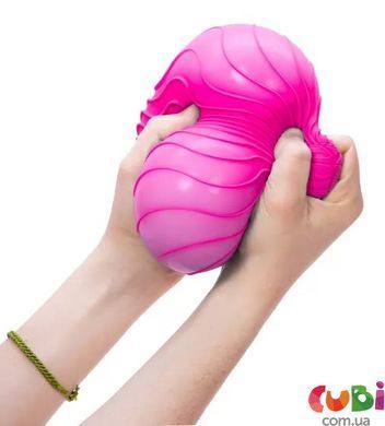 Игрушка-антистресс NEEDOH серии "Super" &ndash; ЯРКИЕ ВОЛНЫ (розовый)