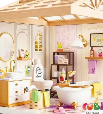 Конструктор-румбокс Mini House серії "Інтер'єр" &ndash; Ванна кімната (світло) (8009), комбінований