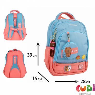 Рюкзак YES TS-109 Line Friends Stylish (559948), комбинированый