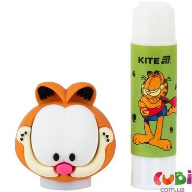 Клей-олівець PVP Kite Garfield (GF26-131), з фігурним ковпачком