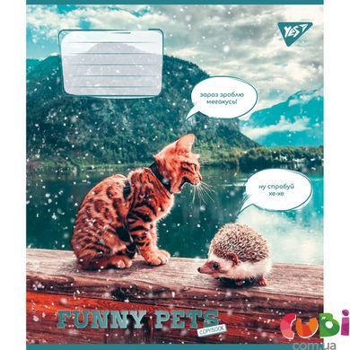 Зошит учнівський шкільний, А5 36 кл. Yes Funny pets (767064)