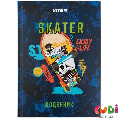 K21-262-6 Дневник школьный, твердая обкл, Skate