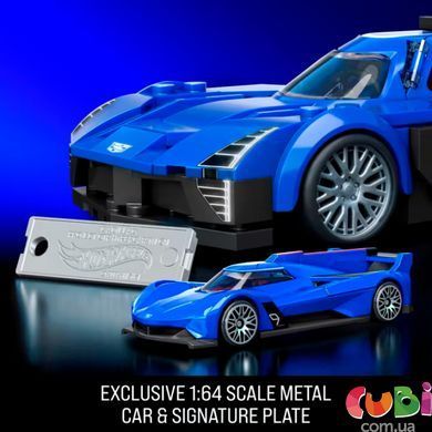 Коллекционная машинка-конструктор Cadillac серии Speed ​​Mattel Brick Shop, JFR89
