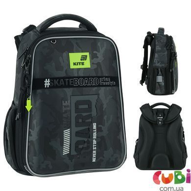 Рюкзак шкільний каркасний Kite Education SK8 Board (K26-531M-2), Чорний