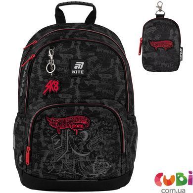 Шкільний набір Kite Education Hot Wheels Skate SET_HW25-585M (рюкзак, пенал, сумка), комбінований