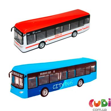 Автомодель серии City Bus - АВТОБУС, Жёлтый, 18-32102
