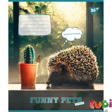 Зошит учнівський шкільний, А5 36 кл. Yes Funny pets (767064)