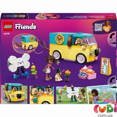 Конструткор Lego Friends Фургон с аксессуарами для питомцев (42678)
